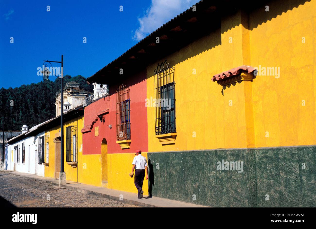 Guatemala.Antigua.Patrimoine mondial de l'UNESCO.Ville coloniale. Banque D'Images