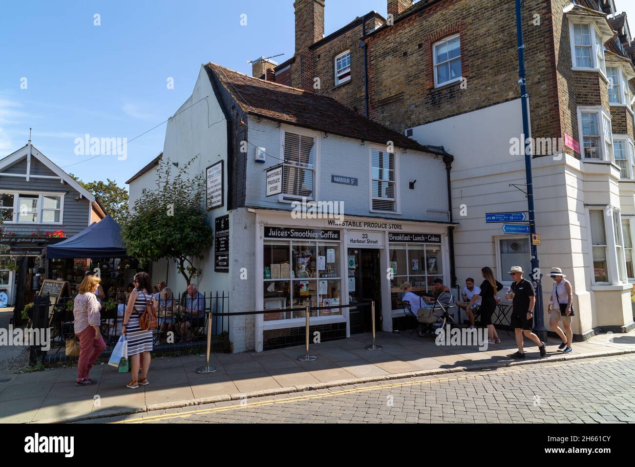 Harbour Street, Whitstable Banque D'Images