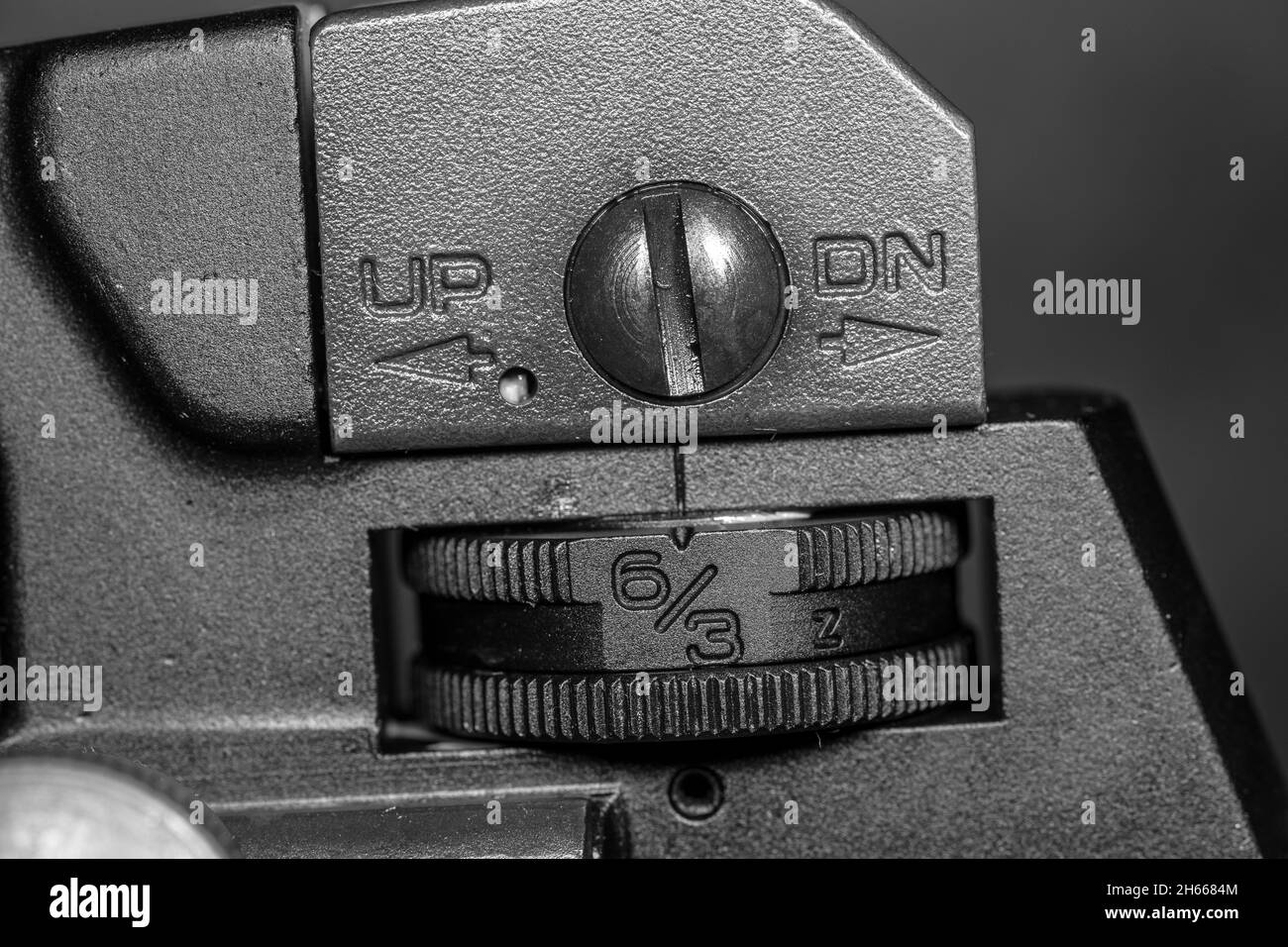 AR15 vue de fusil Banque D'Images