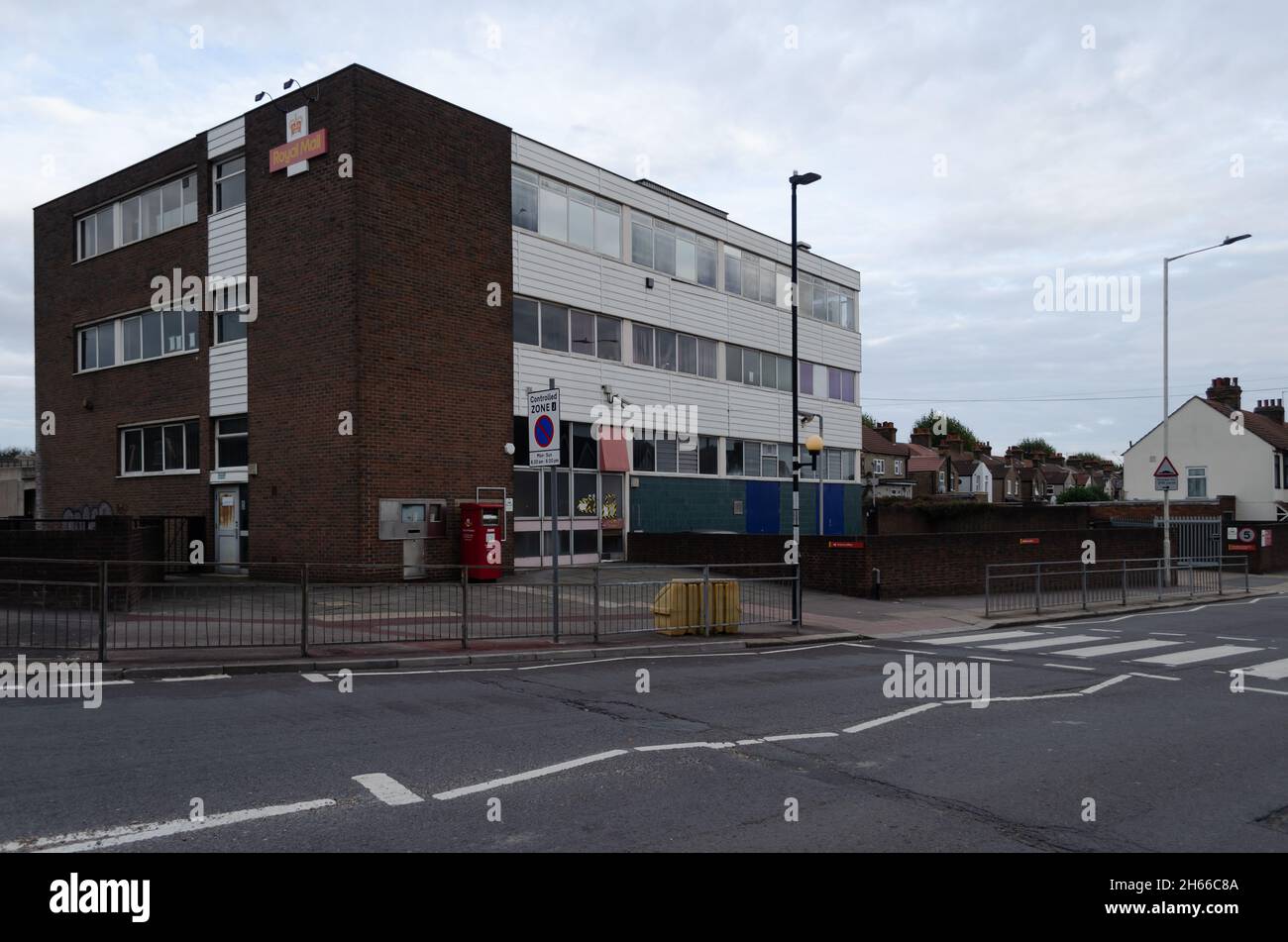 Le bureau de tri et de livraison postal de Barking à l'est de Londres, au Royaume-Uni Banque D'Images