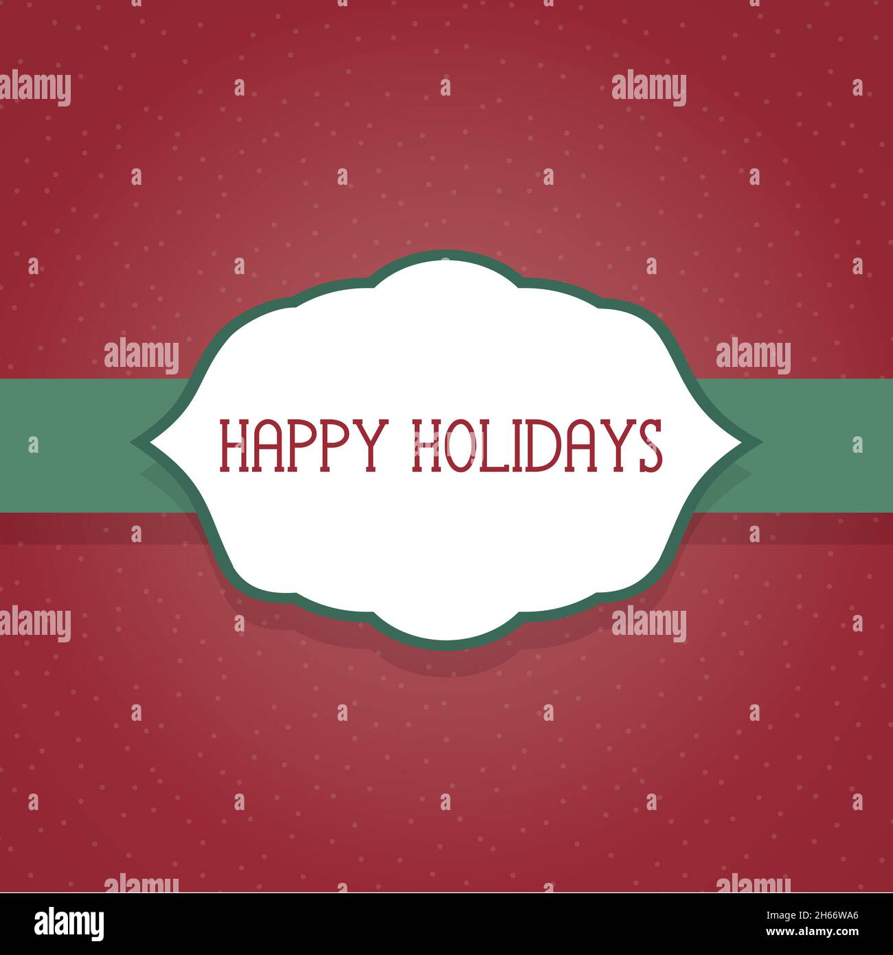 Joyeuses fêtes.Inspiration pour Noël.Couleurs traditionnelles.Illustration vectorielle, conception plate Illustration de Vecteur