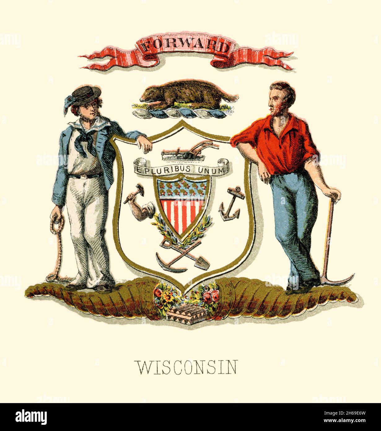 Τhe joints des États de Αmerica Banque D'Images