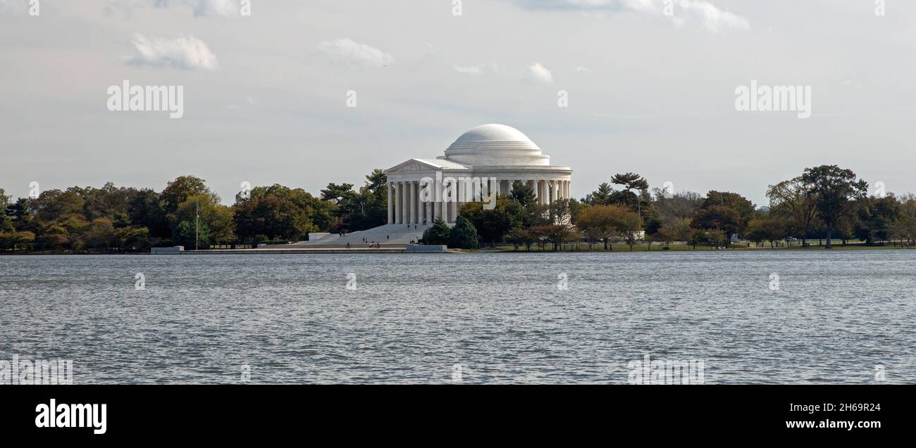Jefferson Memorial à Washington DC Banque D'Images