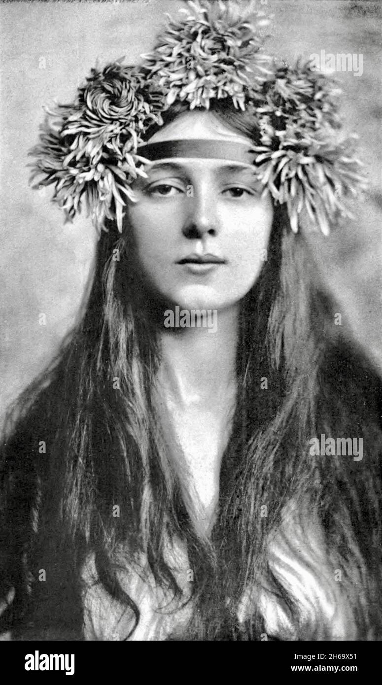 Florence Evelyn Nesbit photographié par Rudolf Eickemeyer Jr - 1902 Banque D'Images