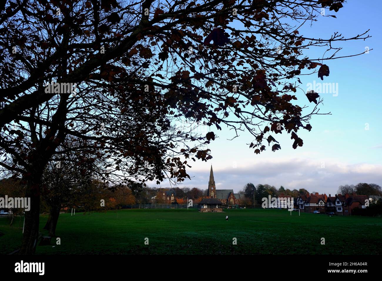 Thornton Hough, Wirral Banque D'Images