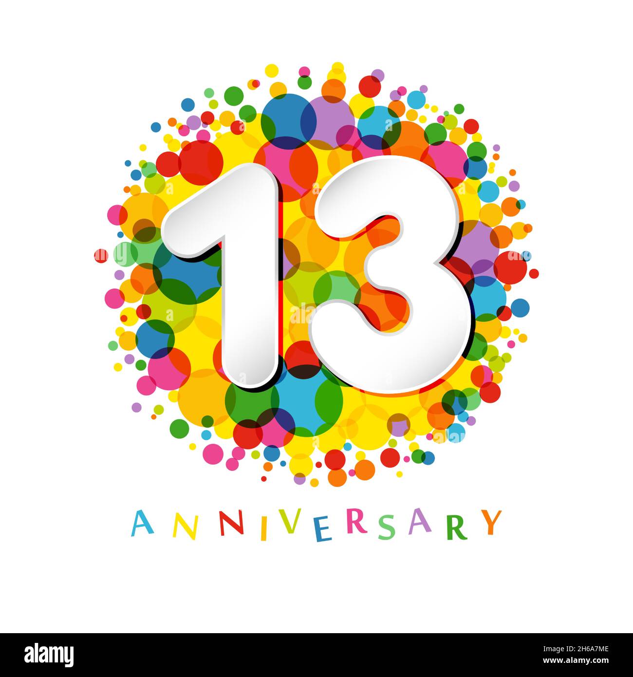 Logo Anniversaire 13 Ans Banque D Image Et Photos Alamy