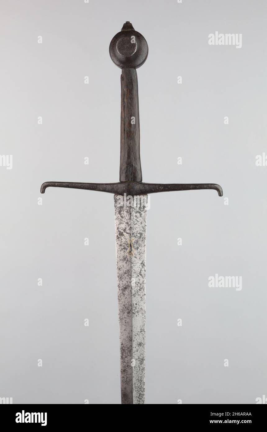 Sword (Estoc), Allemagne, 1390/1400. Banque D'Images