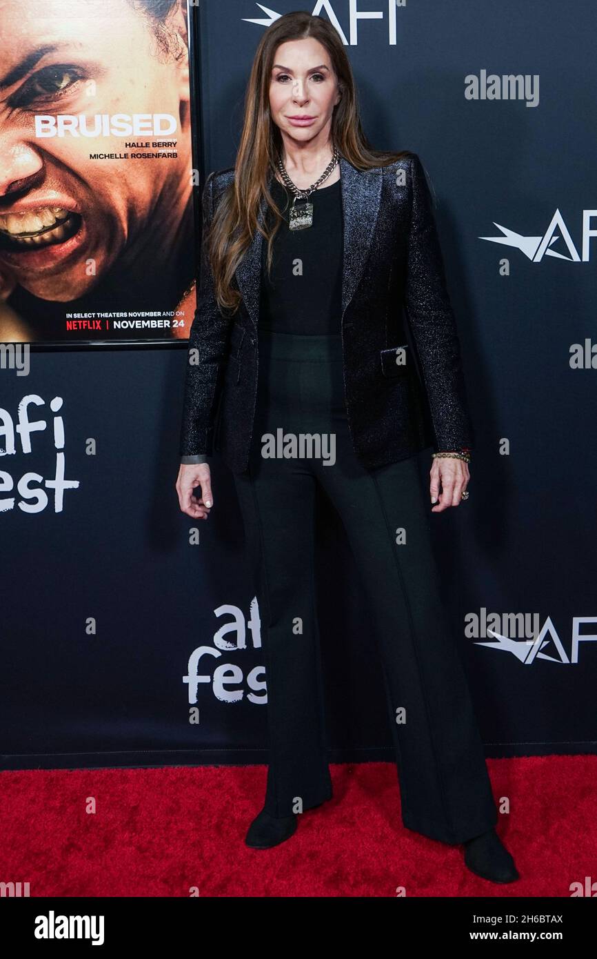 Hollywood, États-Unis.14 novembre 2021.HOLLYWOOD, LOS ANGELES, CALIFORNIE, États-Unis - NOVEMBRE 13 : la productrice Mary Aloe arrive au Fest de l'AFI 2021 - projection officielle de Netflix 'bruised' au Théâtre chinois IMAX de TCL le 13 novembre 2021 à Hollywood, Los Angeles, Californie, États-Unis.(Photo par NOx Yang/image Press Agency) crédit: Image Press Agency/Alay Live News Banque D'Images