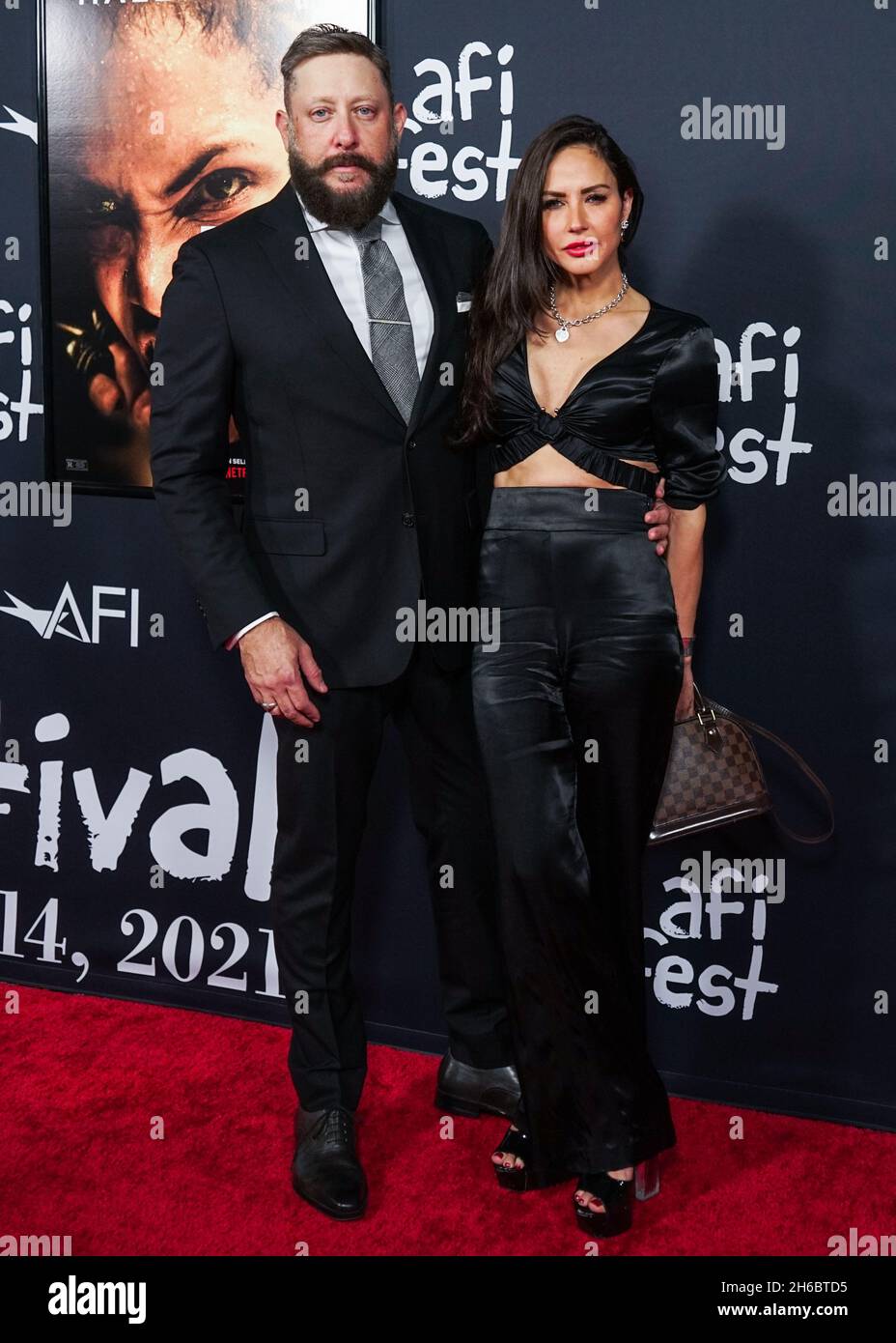 Hollywood, États-Unis.14 novembre 2021.HOLLYWOOD, LOS ANGELES, CALIFORNIE, États-Unis - NOVEMBRE 13 : le producteur Brad Feinstein arrive au Fest de l'AFI 2021 - projection officielle de Netflix 'bruised' au Théâtre chinois IMAX de TCL le 13 novembre 2021 à Hollywood, Los Angeles, Californie, États-Unis.(Photo par NOx Yang/image Press Agency) crédit: Image Press Agency/Alay Live News Banque D'Images