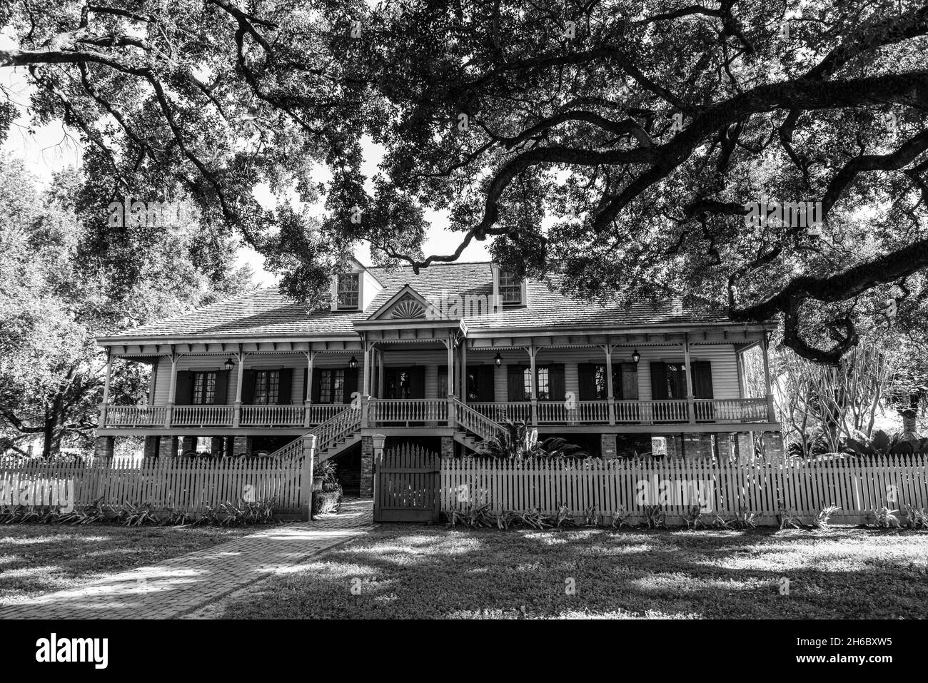 Plantation pittoresque et historique Laura en Louisiane, États-Unis Banque D'Images