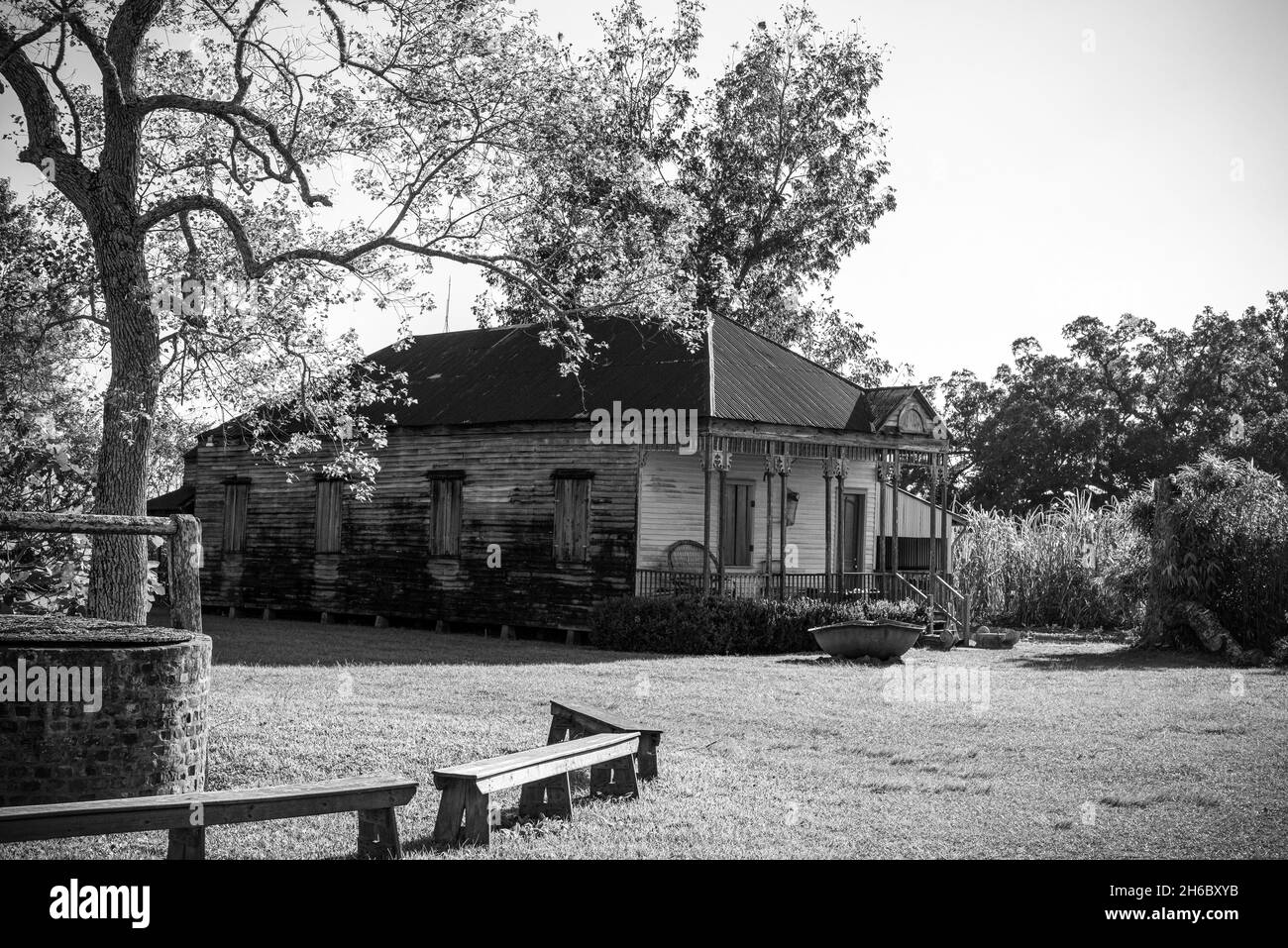 Plantation pittoresque et historique Laura en Louisiane, États-Unis Banque D'Images