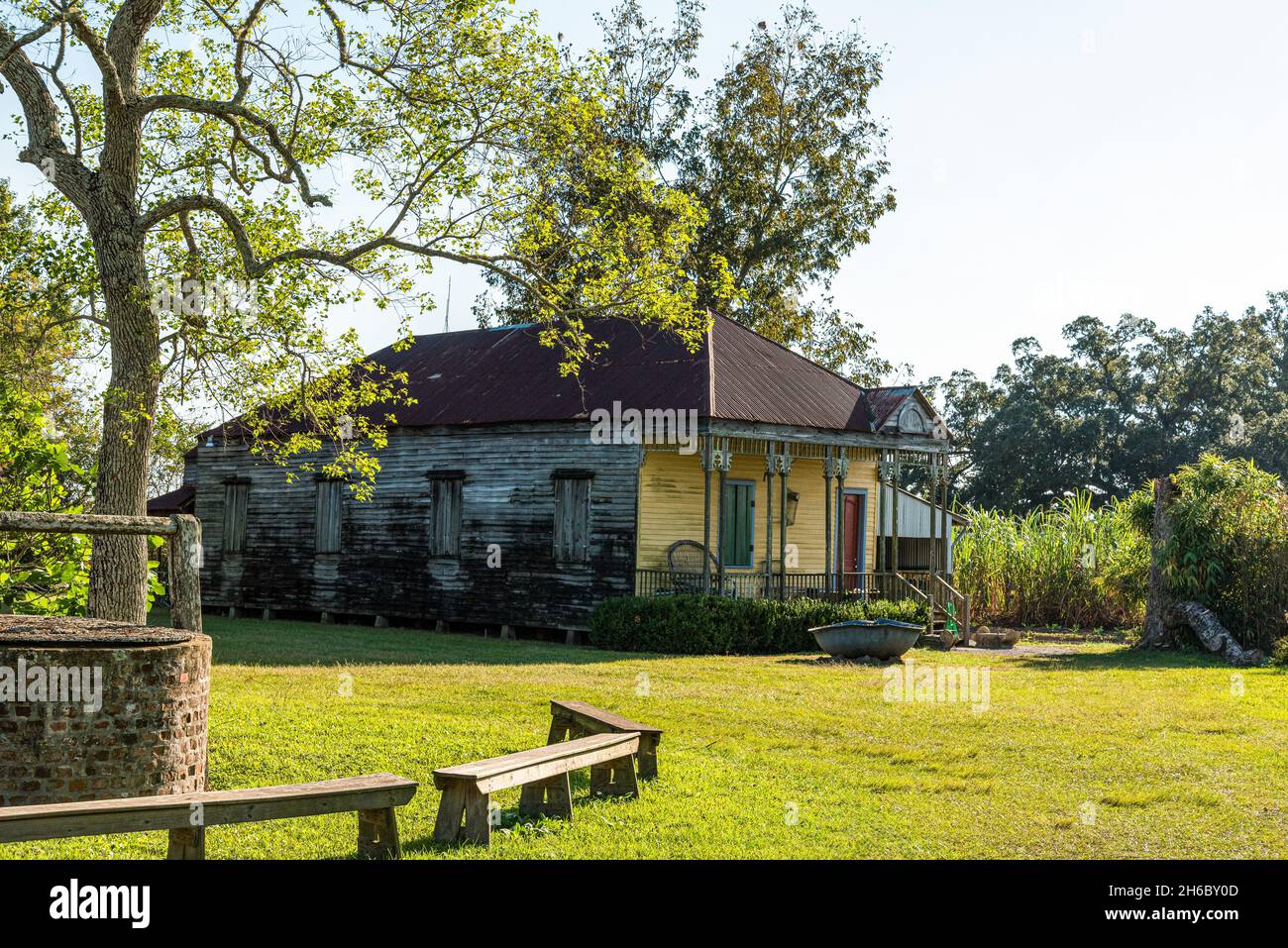 Plantation pittoresque et historique Laura en Louisiane, États-Unis Banque D'Images