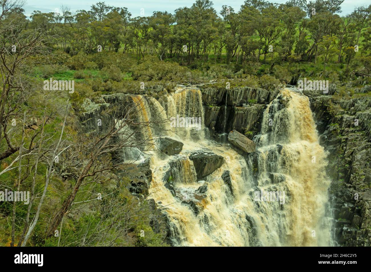 Apsley Falls dans le parc national Oxley Wild Rivers, Walcha NSW Australie. Banque D'Images