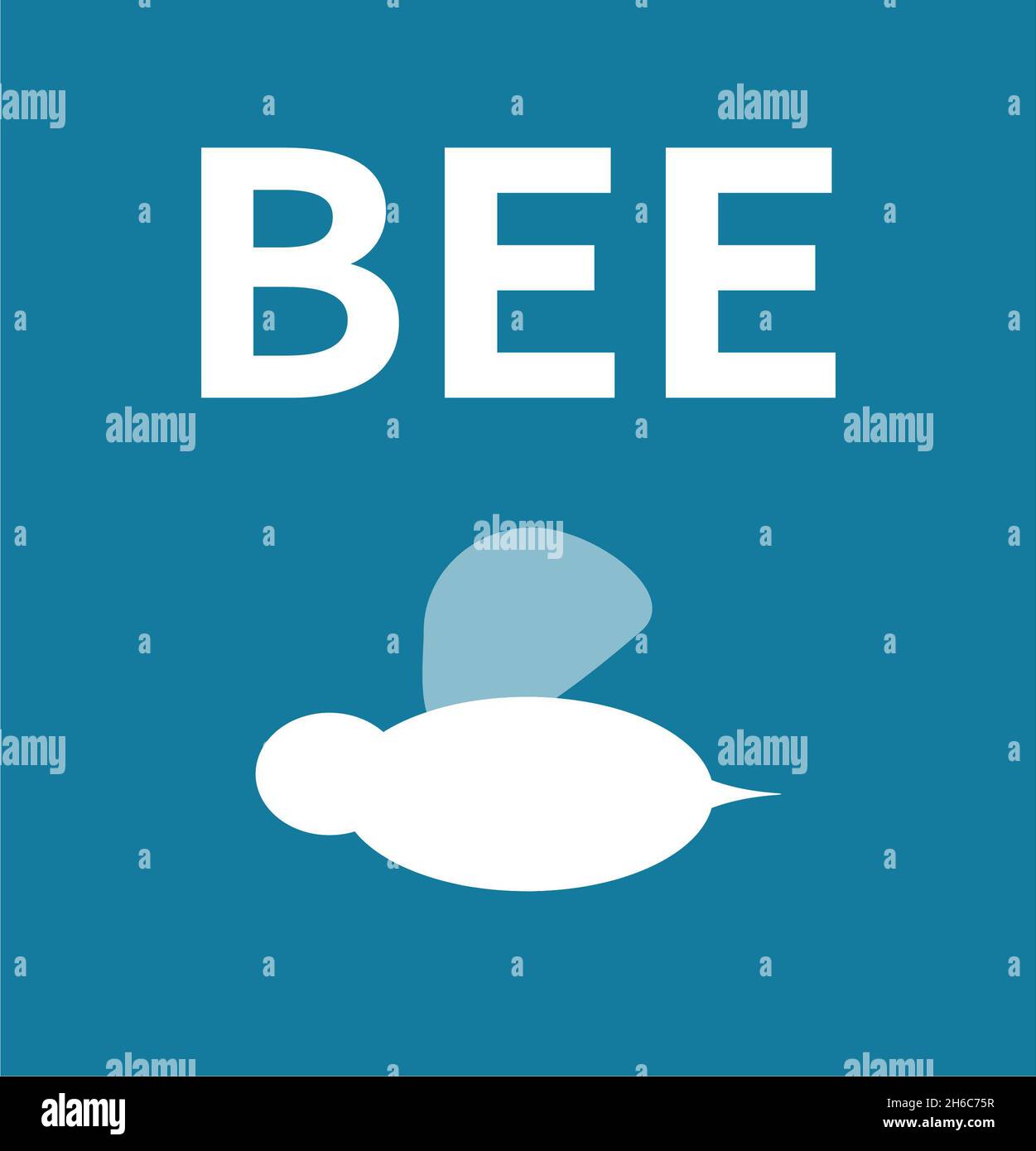 Drole Abeille Mignon Dans Le Design Moderne Minimaliste Abeille Citation Drole Et Concept Animal œuvres D Art Aux Couleurs Vives Affiche Pour Le Site Web Les Imprimes Et Les Publicites Photo Stock Alamy