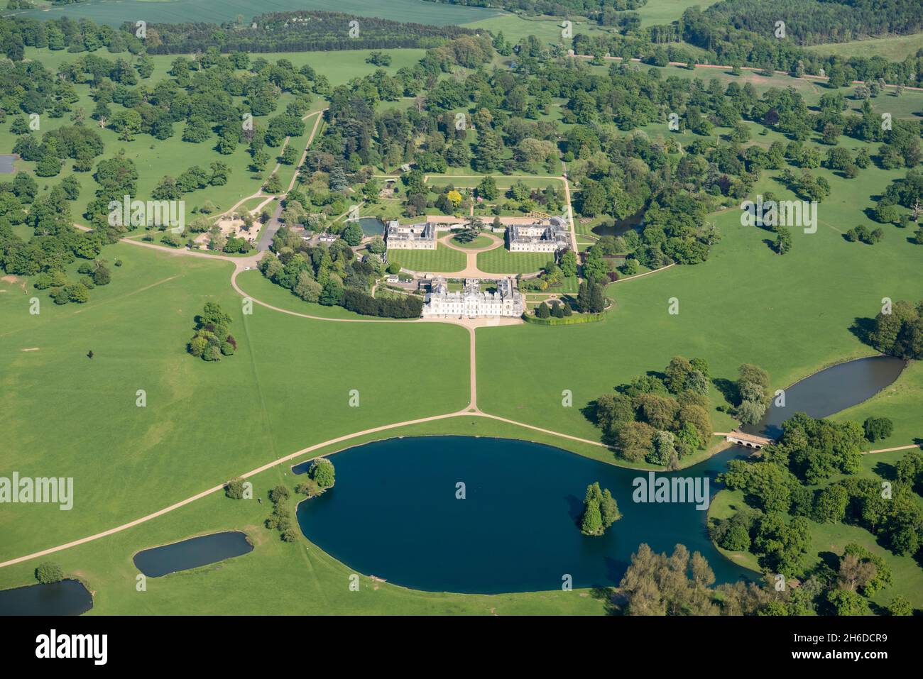 Abbaye de Woburn, Woburn, Bedfordshire, 2018. Banque D'Images