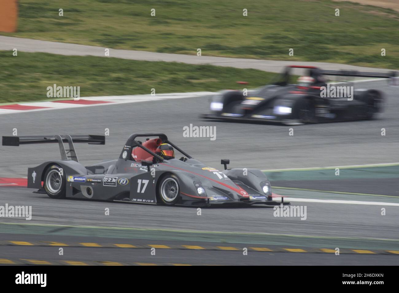 BARCELONE, ESPAGNE - 09 octobre 2021 : championnat de la série V de V Endurance 2016, voiture de course Ligier JS 53 Banque D'Images