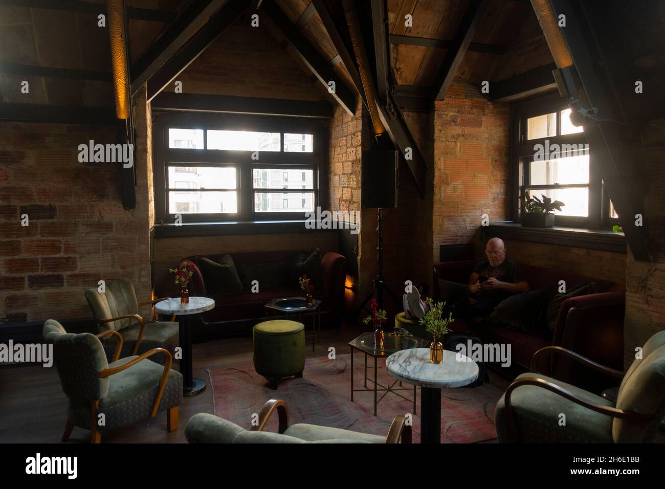 Exposition de photos au musée suédois de Fotografiska à Manhattan, New York Banque D'Images Exposition de photos au musée suédois de Fotografiska à Manhattan, New York Banque D'Images