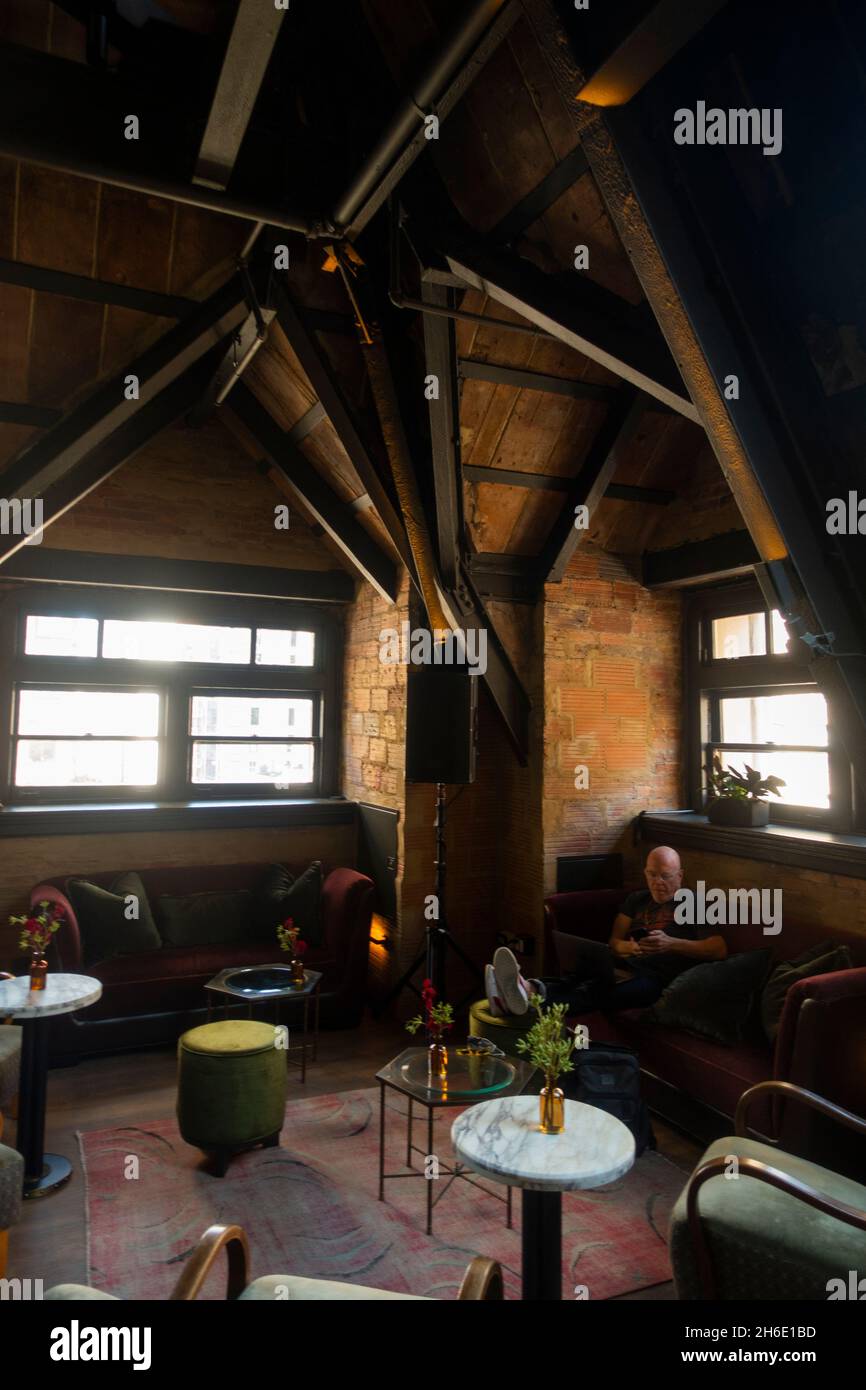 Exposition de photos au musée suédois de Fotografiska à Manhattan, New York Banque D'Images Exposition de photos au musée suédois de Fotografiska à Manhattan, New York Banque D'Images