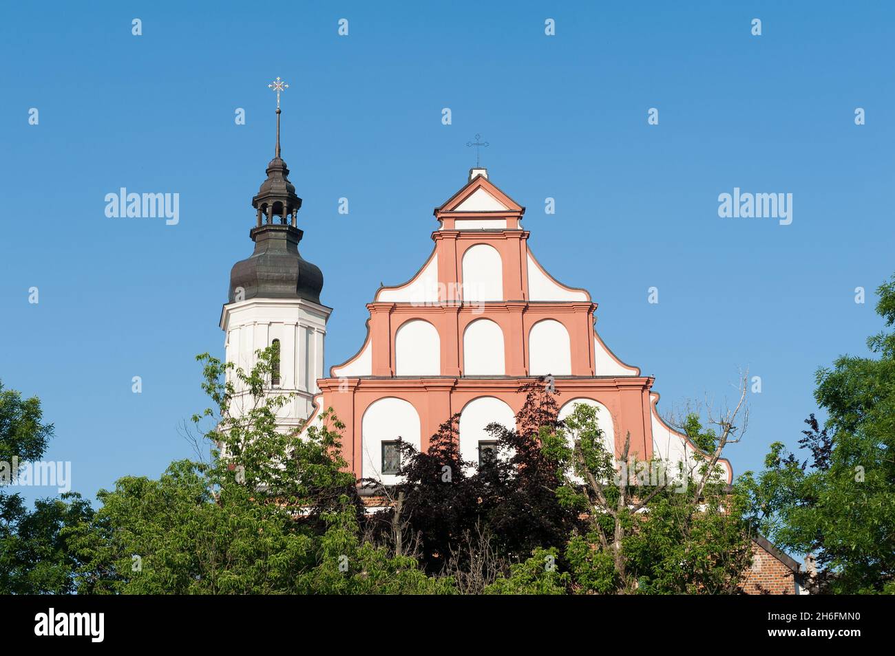 L'Église de la Sainte Trinité à Opole, en Pologne Banque D'Images