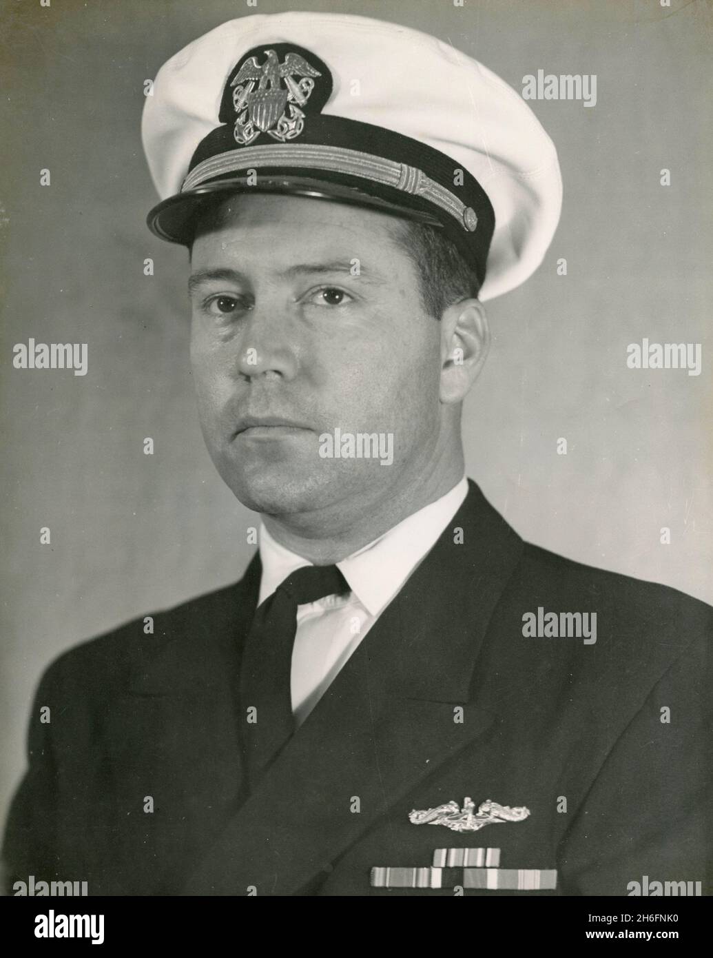 COMMANDANT DE la Marine AMÉRICAINE Frederick R. Haselton, États-Unis 1967 Banque D'Images