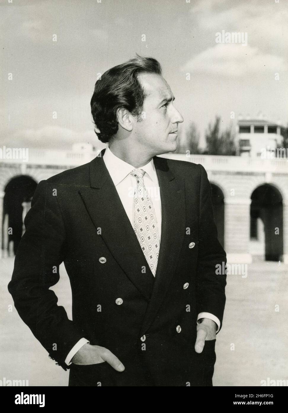 L'acteur de cinéma argentin Alberto de Mendoza, Espagne années 1960 Banque D'Images