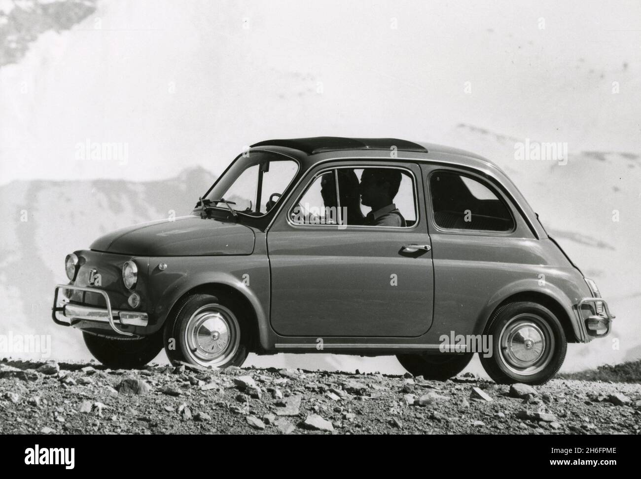 FIAT 500 L voiture, Italie 1967 Banque D'Images