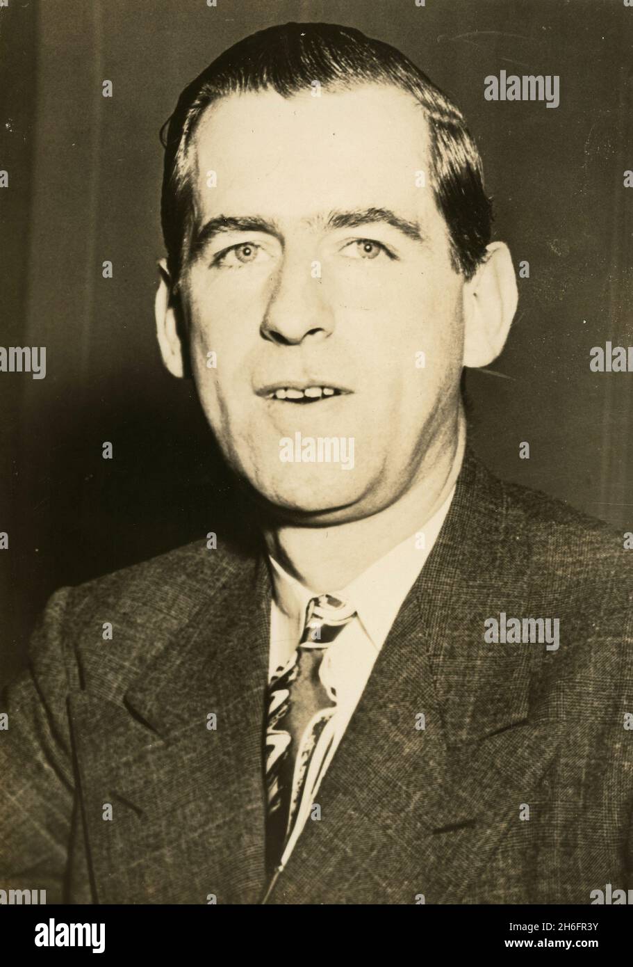 Matthew J. Connelly, secrétaire exécutif du vice-président des États-Unis Truman, États-Unis 1945 Banque D'Images