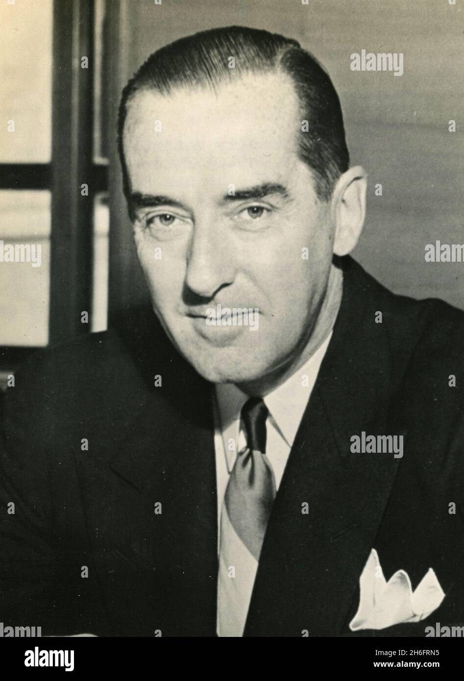 Le diplomate américain Walter J. Donnelly, ambassadeur des États-Unis en Autriche, États-Unis 1950 Banque D'Images