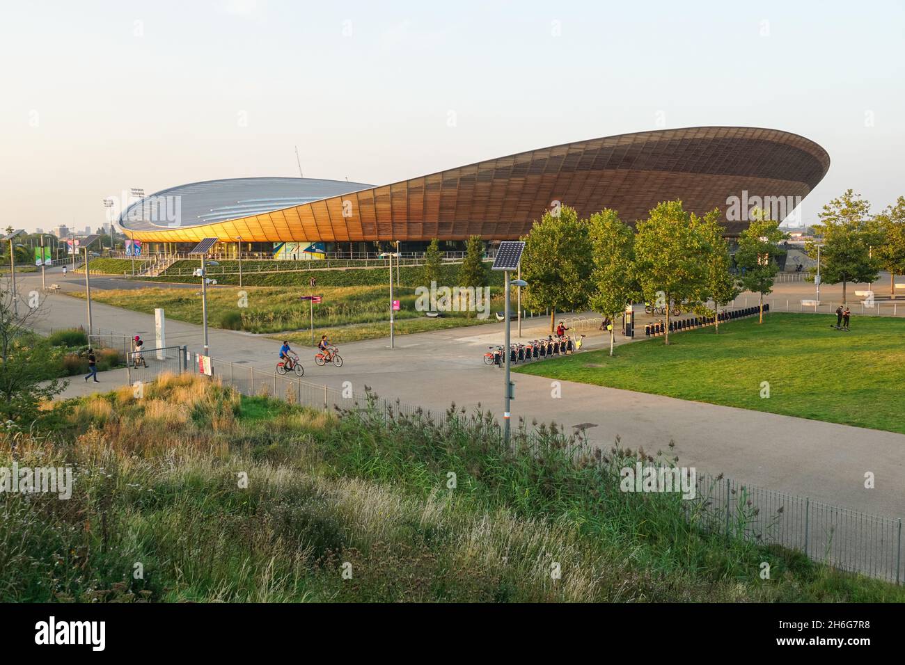 Lee Valley VeloPark au Queen Elizabeth Olympic Park, Londres Angleterre Royaume-Uni UK Banque D'Images