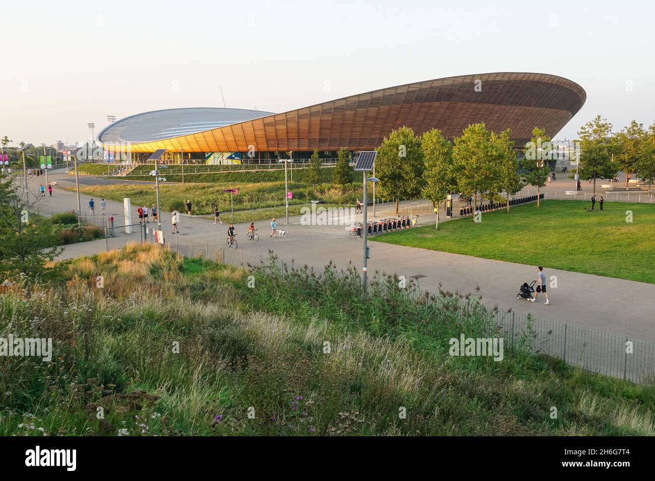 Lee Valley VeloPark au Queen Elizabeth Olympic Park, Londres Angleterre Royaume-Uni UK Banque D'Images