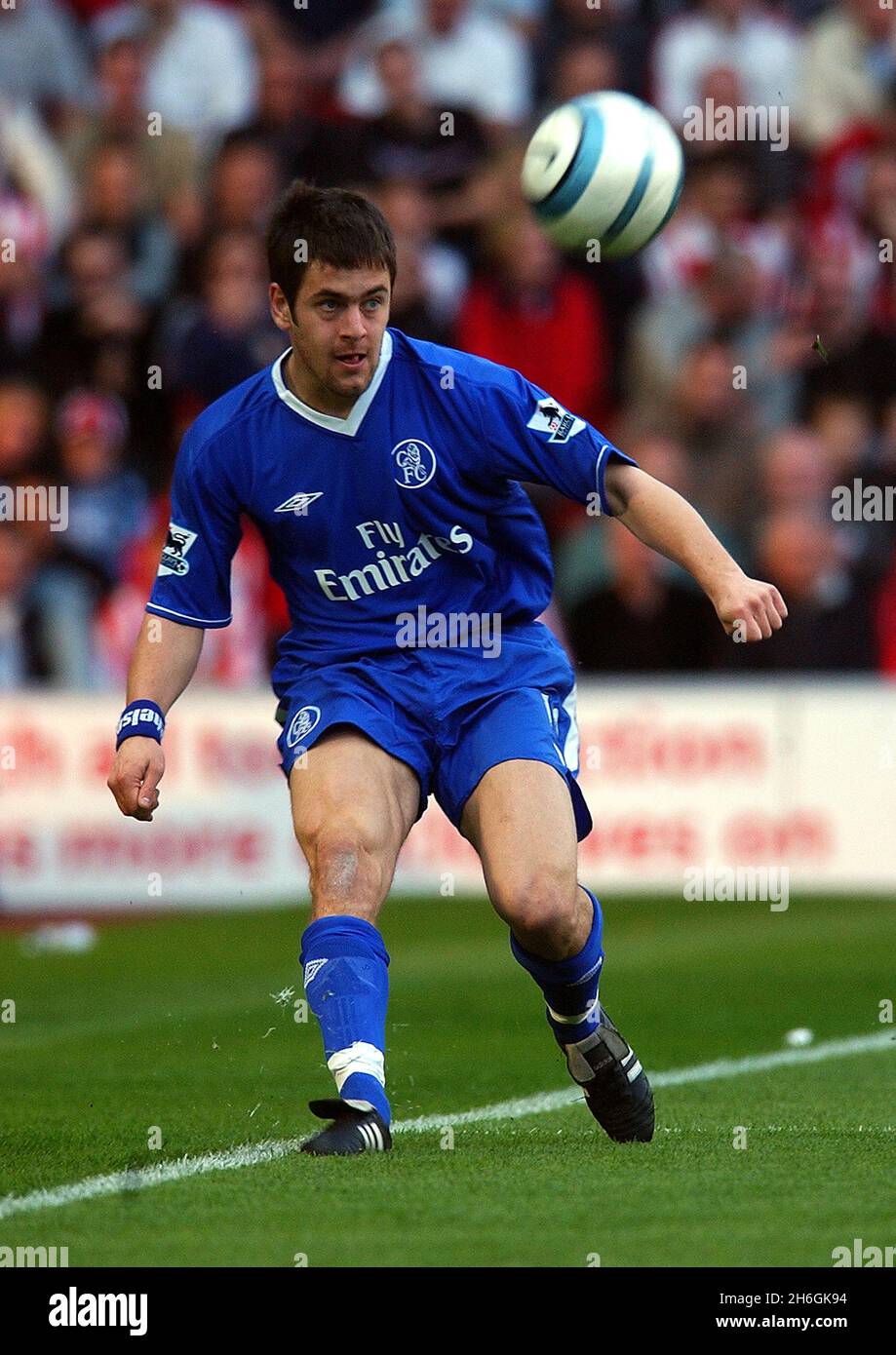 southampton contre chelsea joe cole pic mike walker, 2005 Banque D'Images