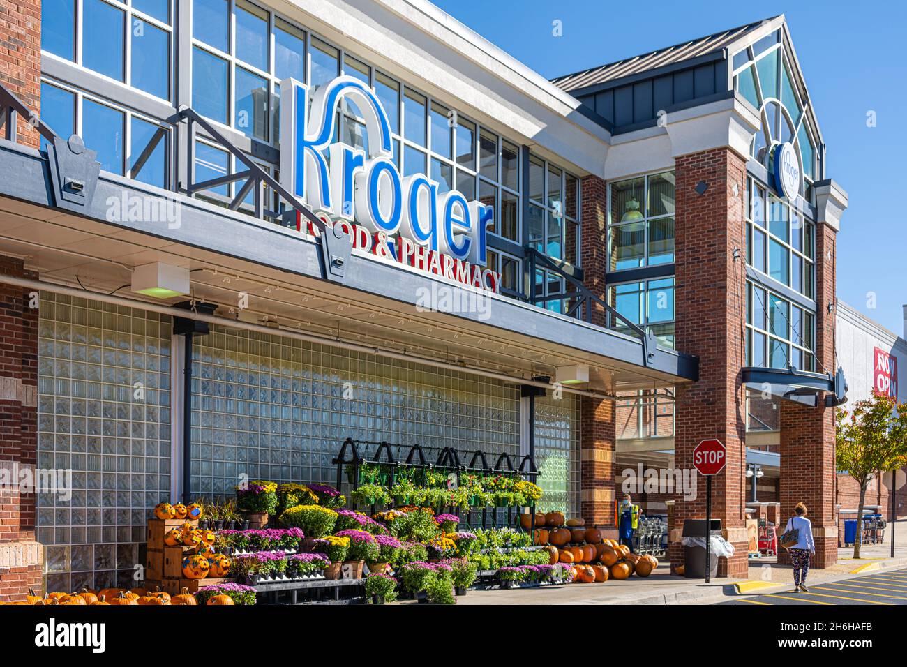 Supermarché Kroger Food & Pharmacy à Snellville (Metro Atlanta), Géorgie. (ÉTATS-UNIS) Banque D'Images