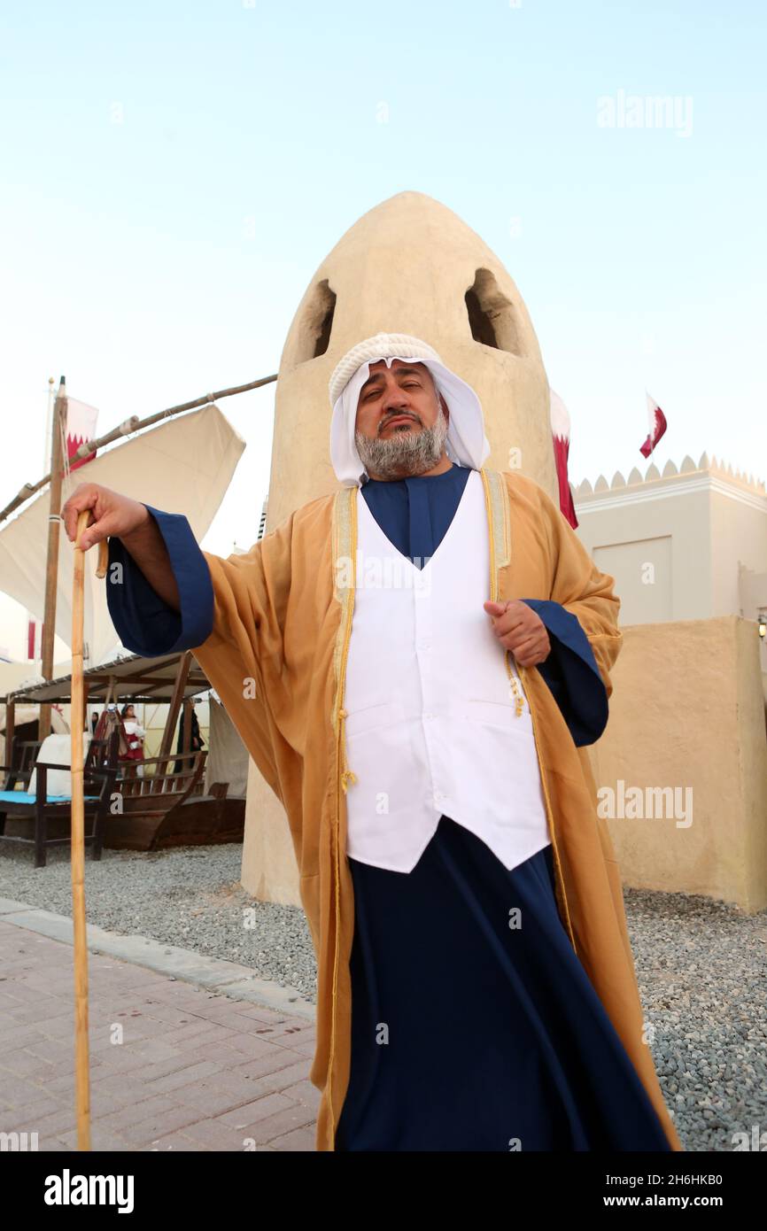 Jeux traditionnels arabes / QATAR Banque D'Images