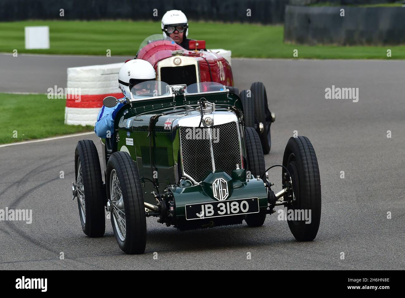 Teifion Salisbury, MG K3, Earl Howe Trophée, Grand Prix à deux places et voitures Voiturette qui ont concouru avant 1932, 78e réunion des membres de Goodwood, Goodwo Banque D'Images