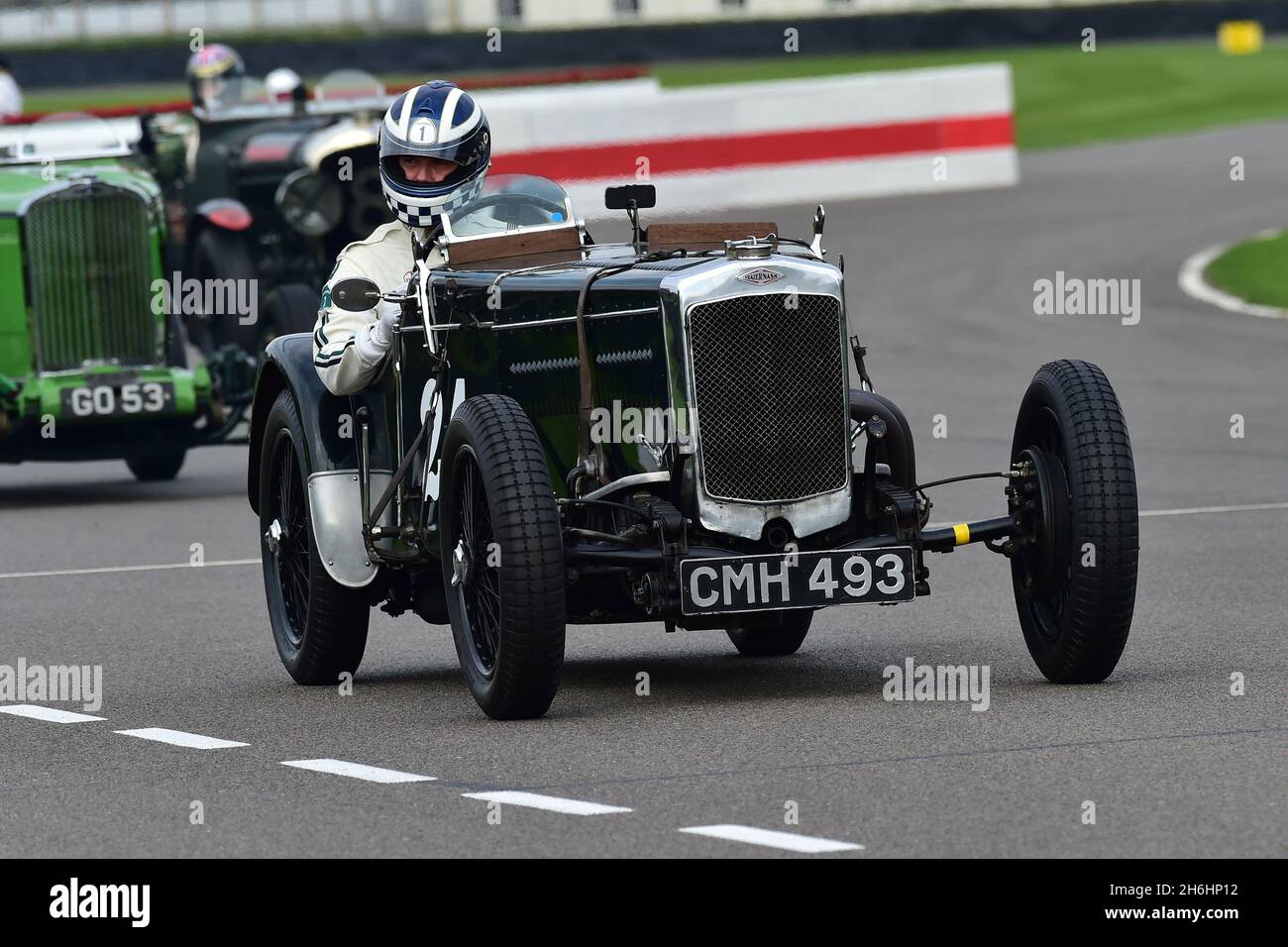 Frederic Wakeman, Frazer Nash réplique TT, Earl Howe Trophy, deux places Grand Prix et voitures de la ville qui ont concouru avant 1932, Goodwood 78e membres Banque D'Images