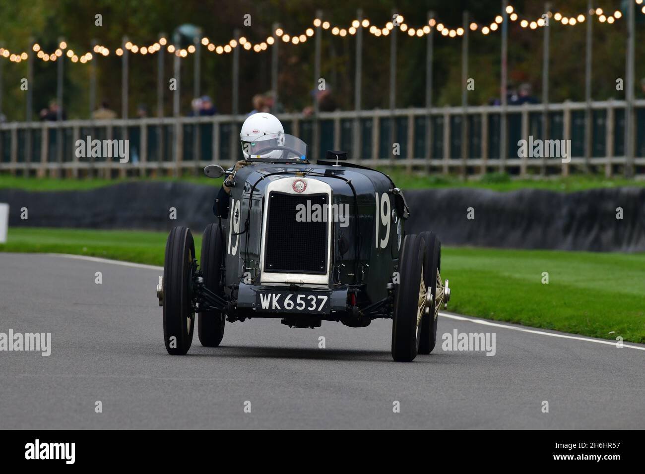 Jeremy Brewster, Lea Francis Hyper, Earl Howe Trophy, deux places Grand Prix et voitures de Voiturette qui ont concouru avant 1932, Goodwood 78e membres Meeti Banque D'Images