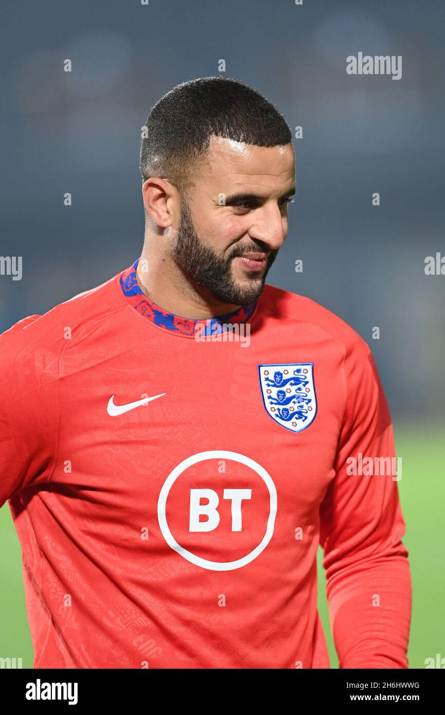 Kyle Walker pendant le Panamerican tennis Center, coupe du monde de la FIFA à Saint-Marin, République de Saint-Marin, novembre 15 2021 Banque D'Images