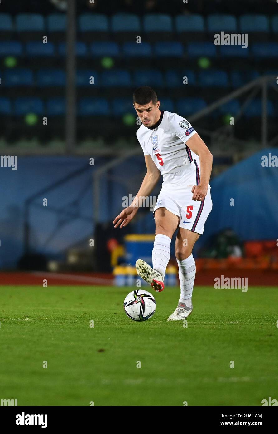 Conor Coady en action pendant le Panamerican tennis Center, coupe du monde de la FIFA à Saint-Marin, République de Saint-Marin, novembre 15 2021 Banque D'Images