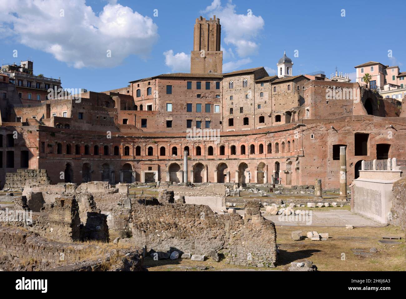 forum et marché de trajan, rome, italie Banque D'Images