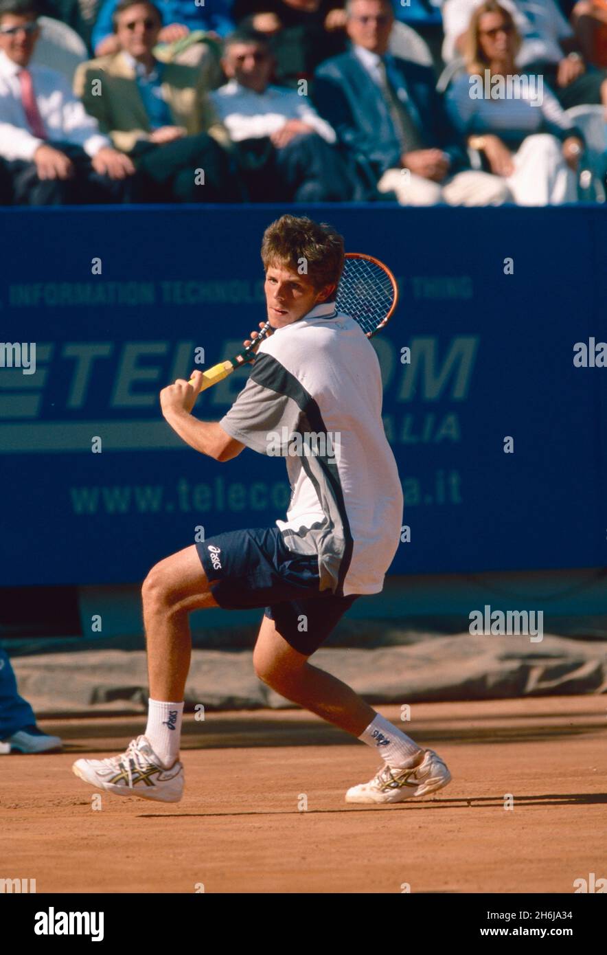 Andreas Vinciguerra, joueur de tennis italien-suédois, Italian Open 2001 Banque D'Images