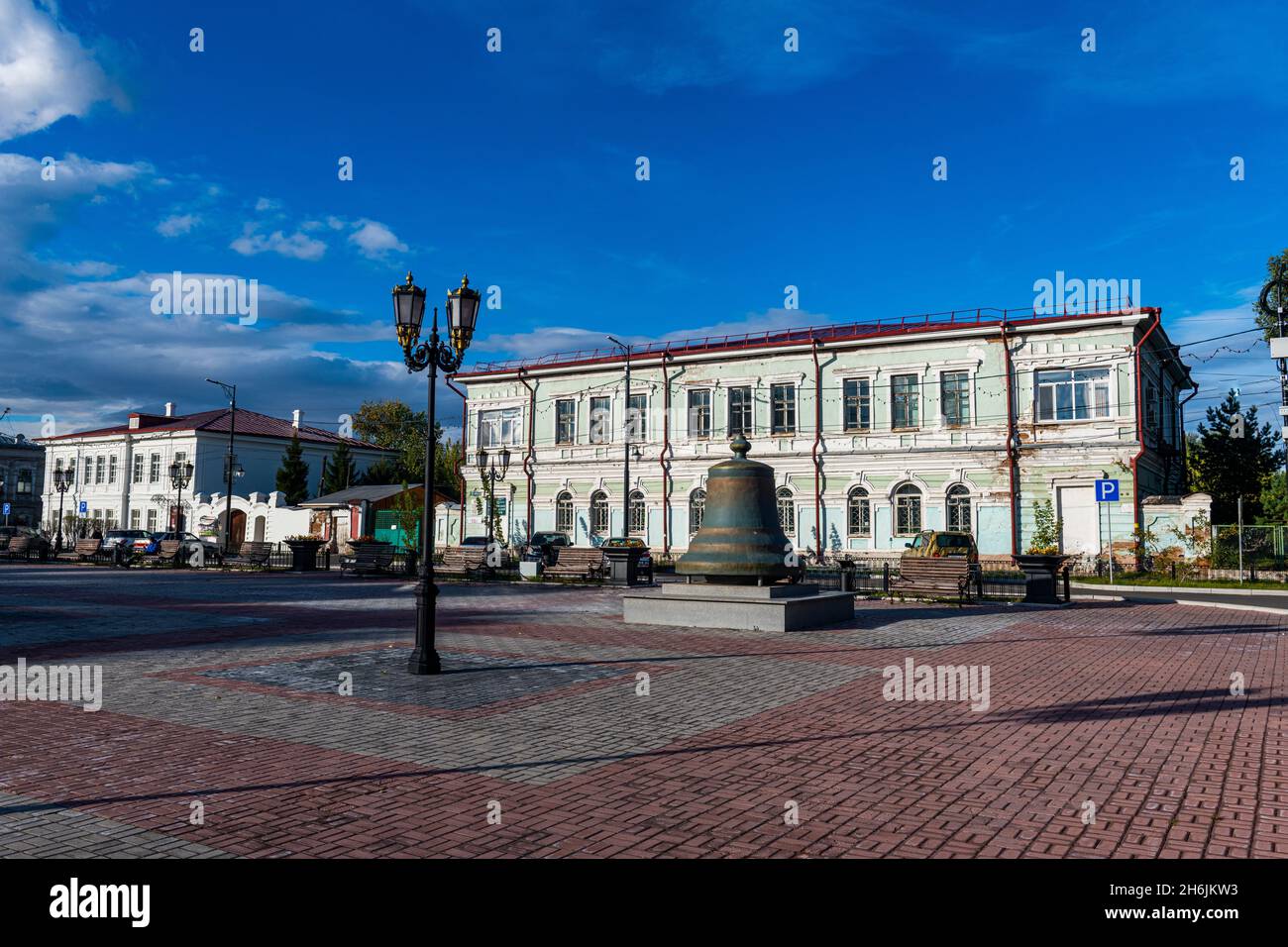 Minusinsk, Kraï de Krasnoyarsk, Russie, Eurasie Banque D'Images