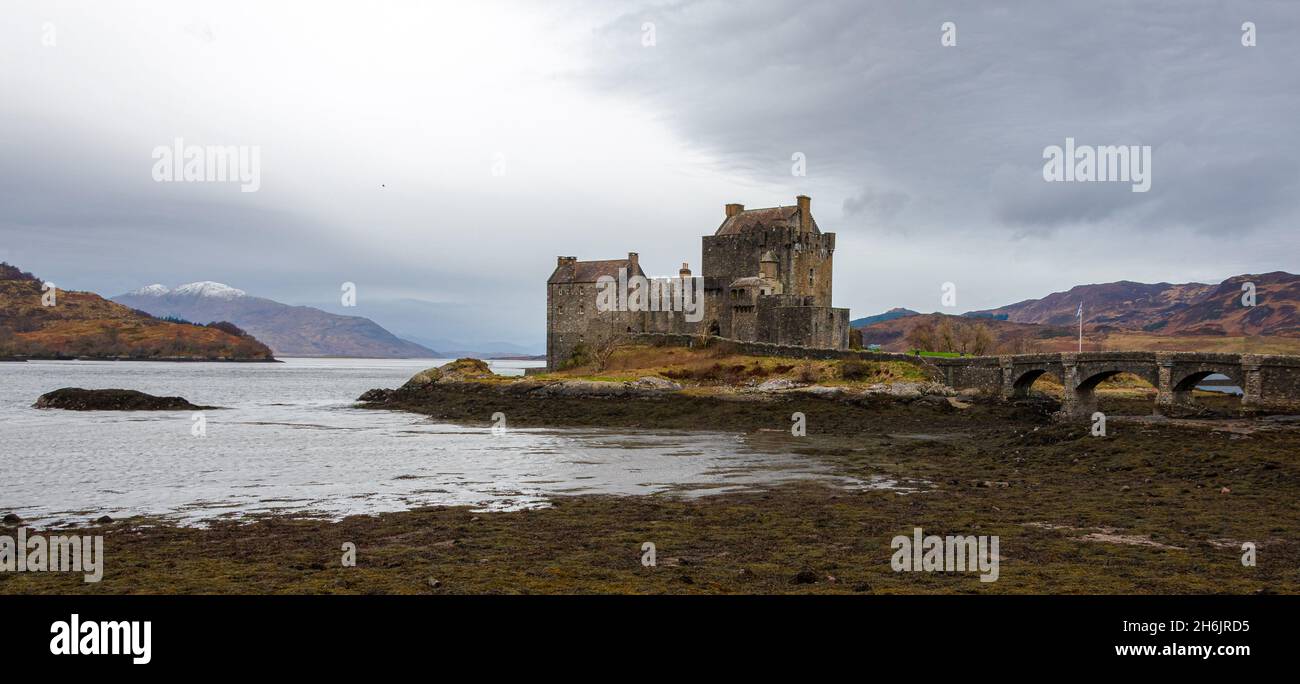 Le Château d'Eilean Donan, Ecosse, Loch Duich Banque D'Images