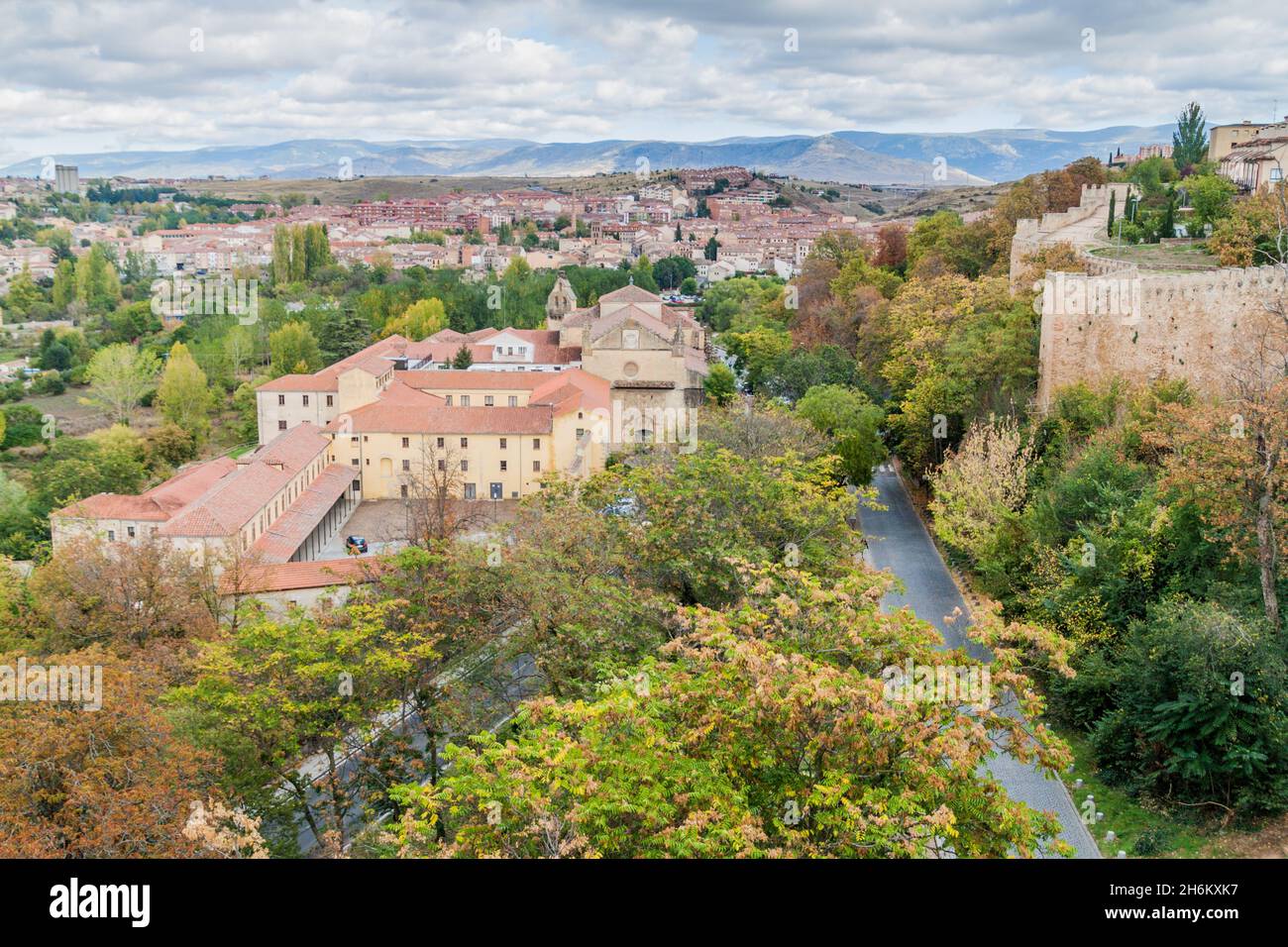 IE bâtiments universitaires près de Segovia, Espagne Banque D'Images