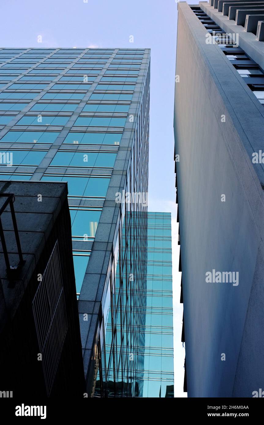 Immeubles de bureaux dans le centre-ville de Toronto Banque D'Images