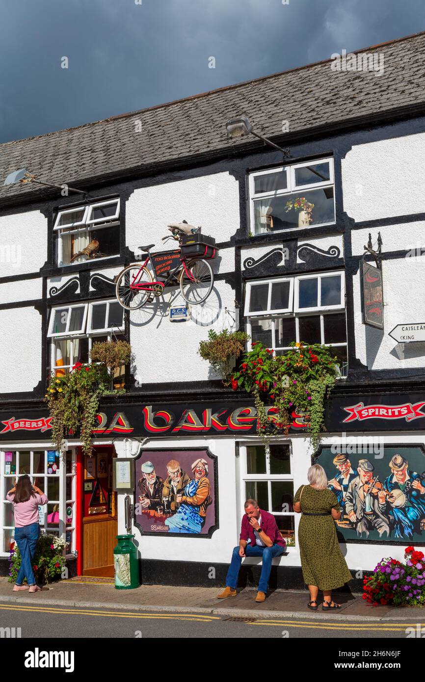 Pub dans le village de Carlingford, comté de Meath, Irlande Banque D'Images