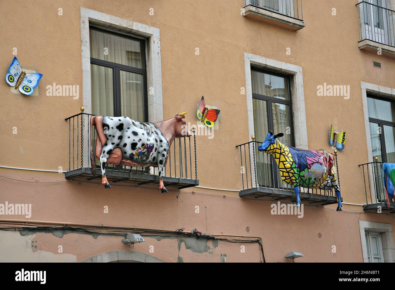 La maison surréaliste de Figueras est située dans la région catalane de la province d'Alto Ampurdán de Gérone, en Catalogne, en Espagne Banque D'Images