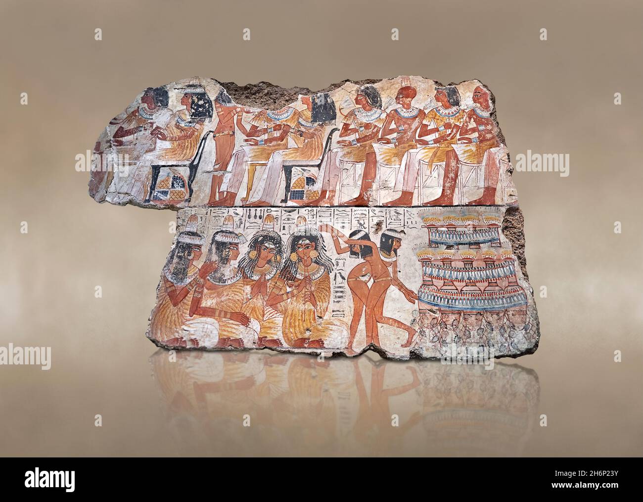 Tableau de la tombe antique d