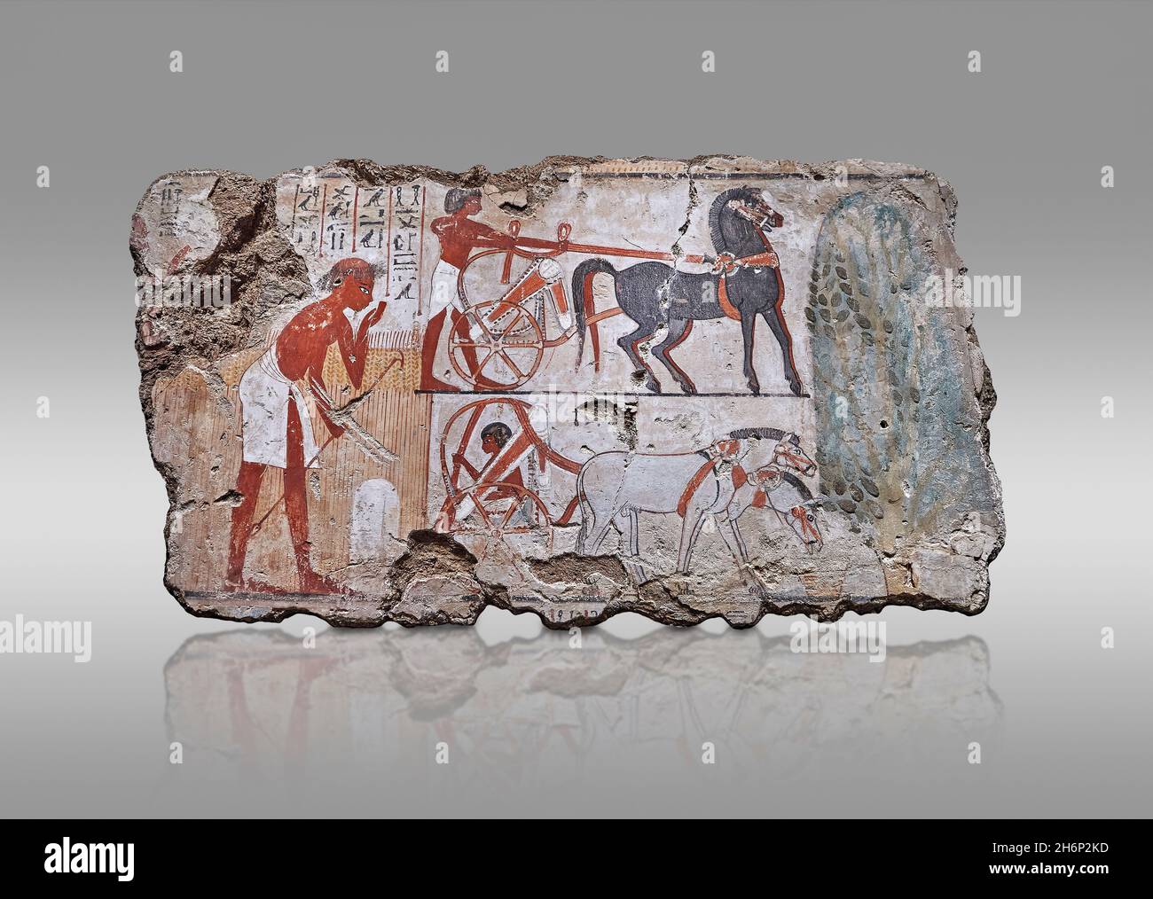 Peintures anciennes murales égyptiennes tombeau, tombe de Nebamun
