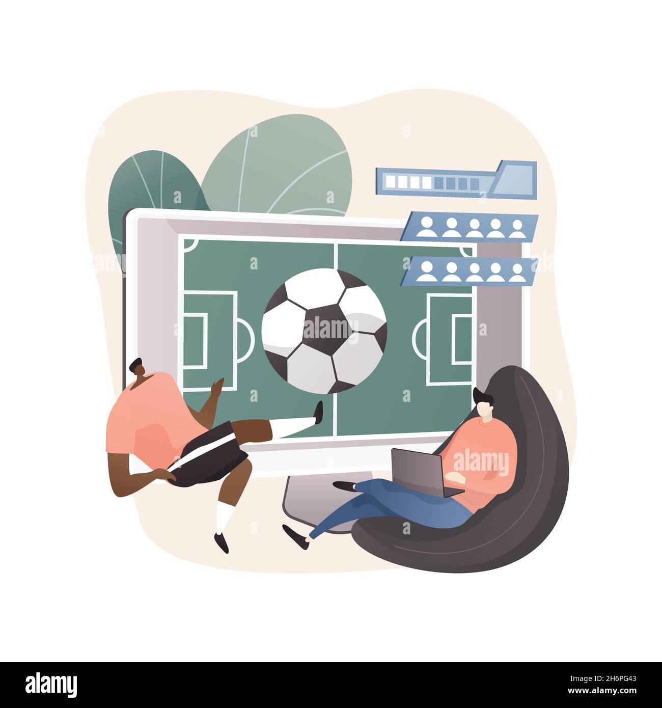 Jeux de sport résumé concept illustration vectorielle. Illustration de Vecteur