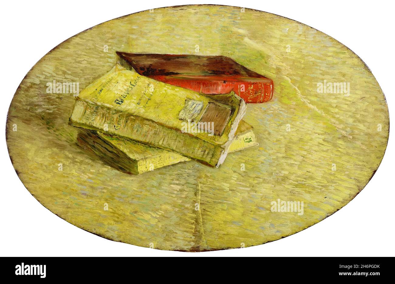 Vincent van Gogh, trois romans, peinture STILL Life, 1887 Banque D'Images